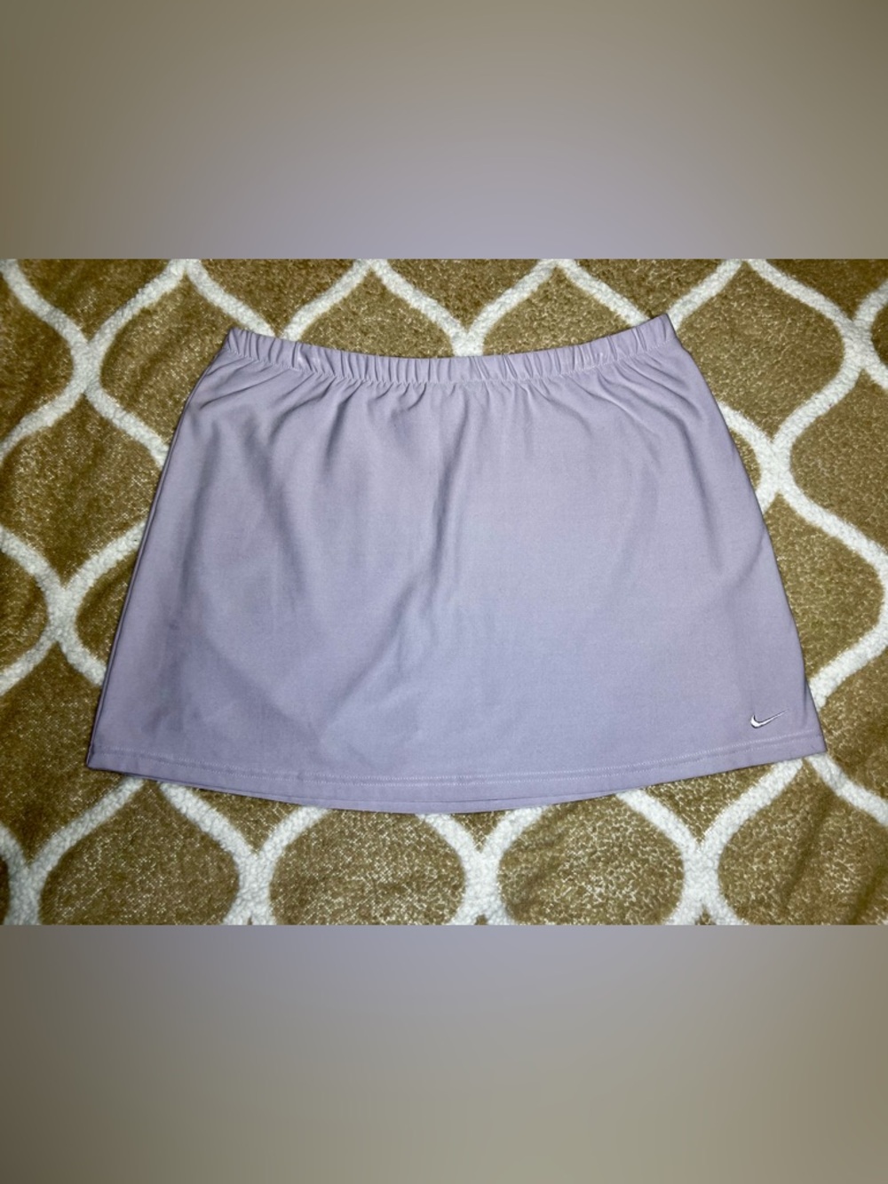 Lavender Nike Women’s Dri-Fit Athletic Skirt with Built-In Shorts